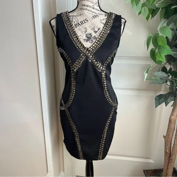 adrianna papell beaded off the shoulder dress Shirley